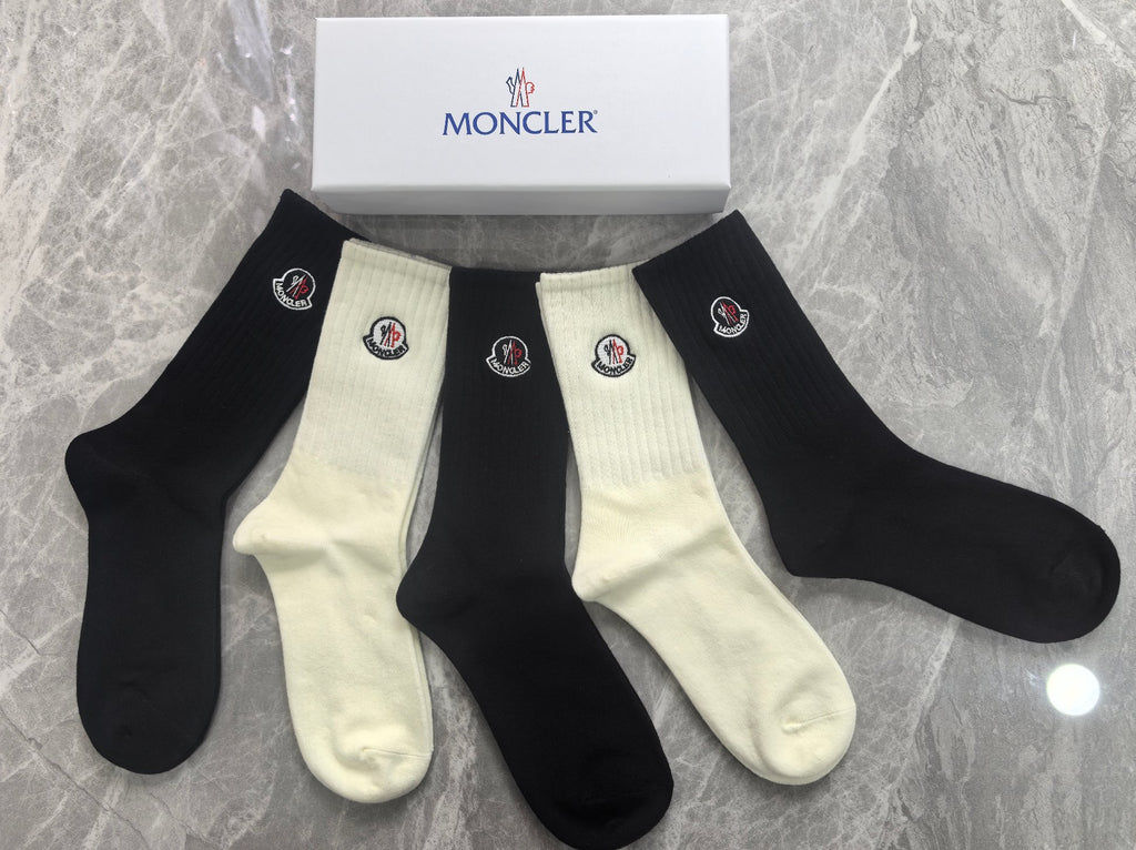 Moncler Cotton Socks - 5-Pair Set