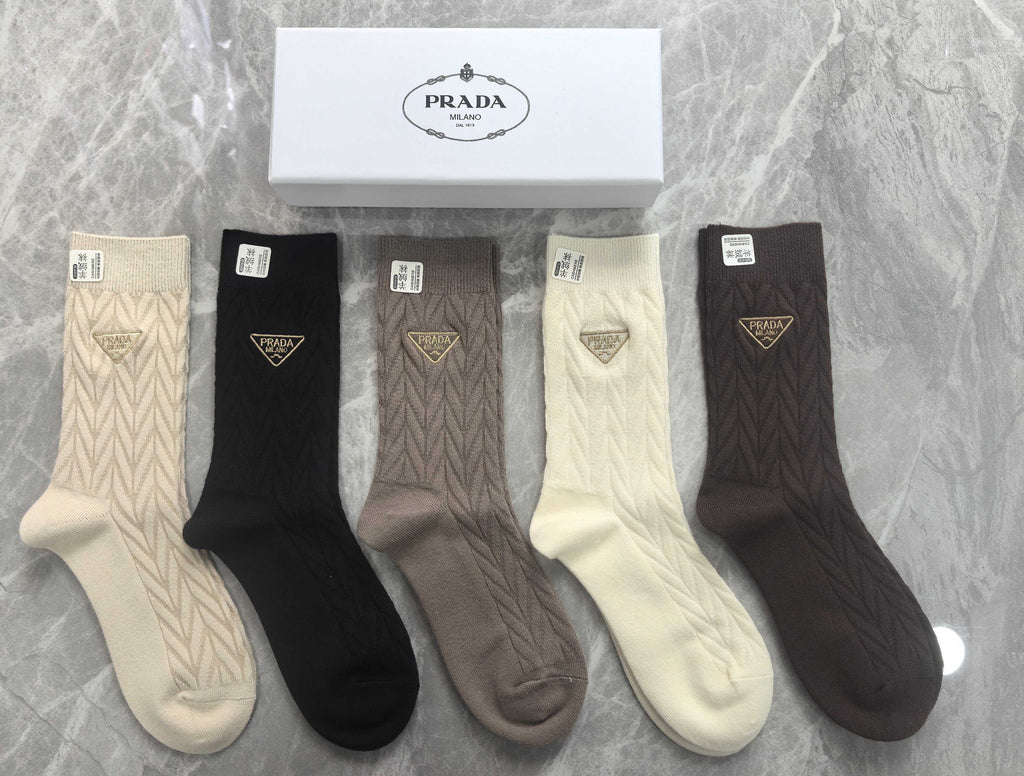 Prada Short Socks - 5-Pair Pack