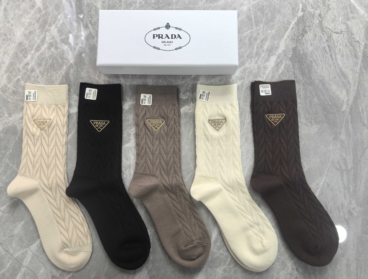 Prada Short Socks - 5-Pair Pack