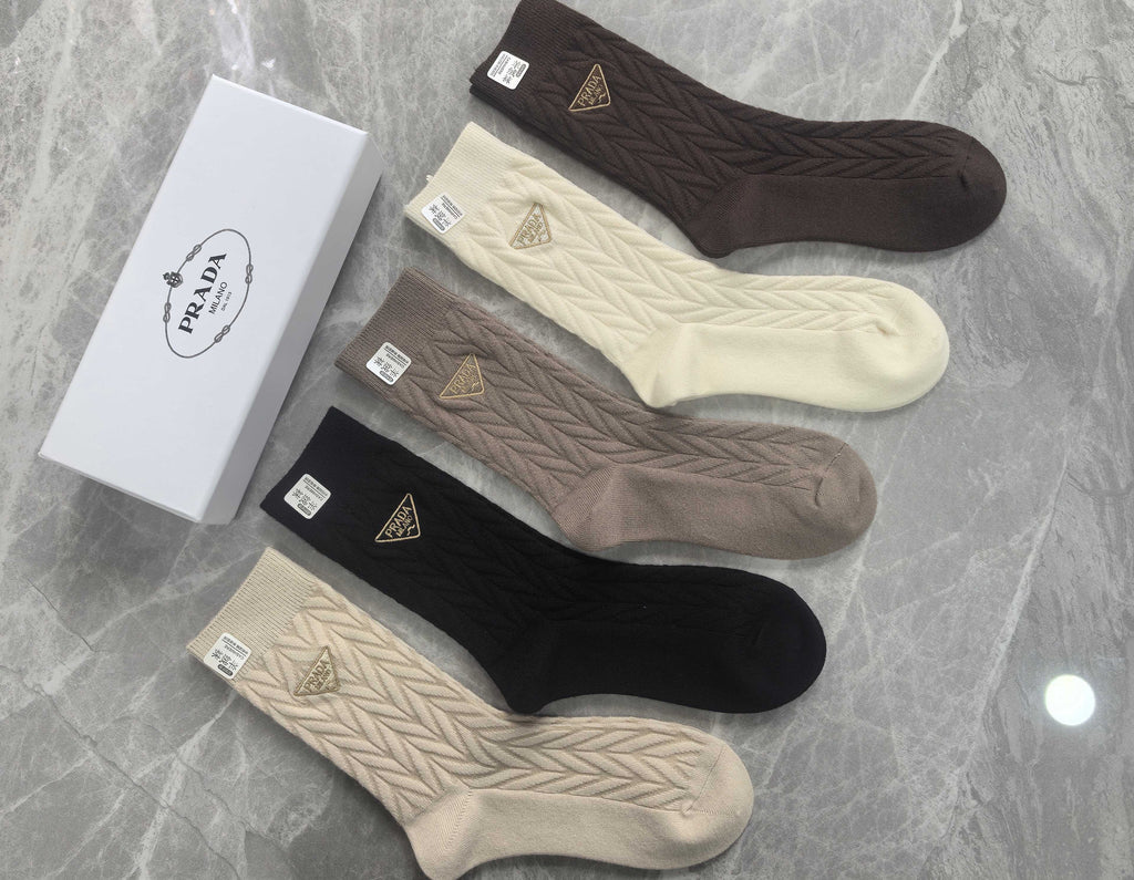 Prada Short Socks - 5-Pair Pack