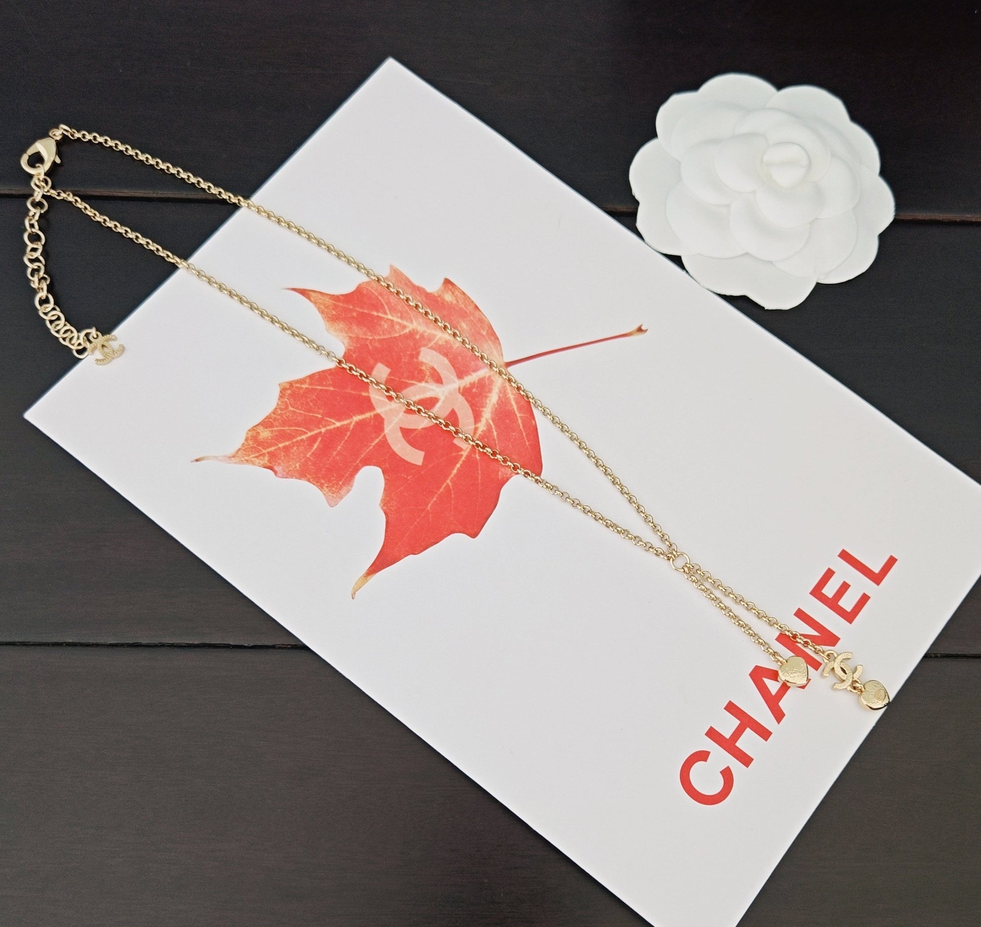 Heart Crystal-Accent Pendant Necklace styled product view