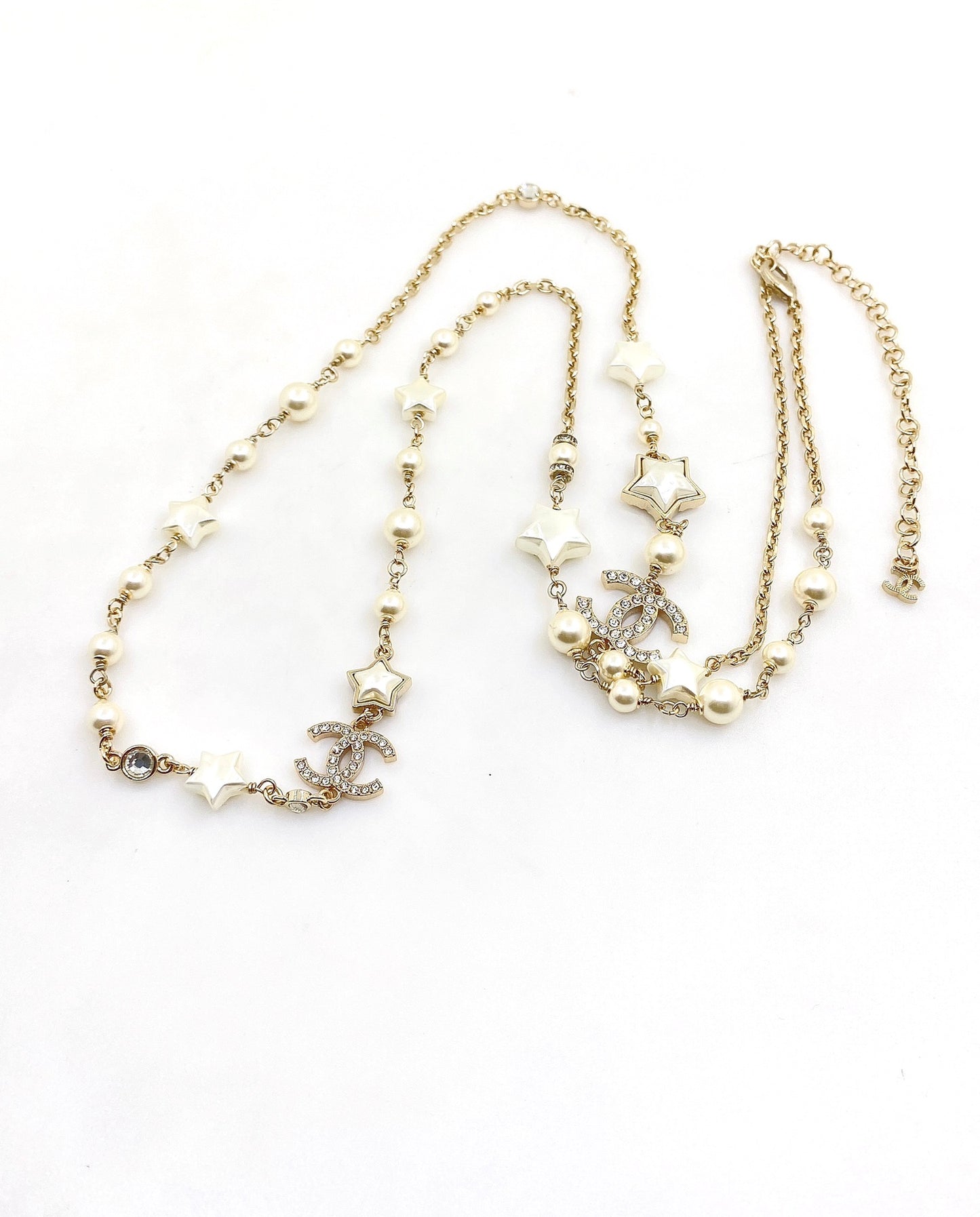 Signature Emblem Pendant Necklace in Gold-Tone – Design 047 styled product view