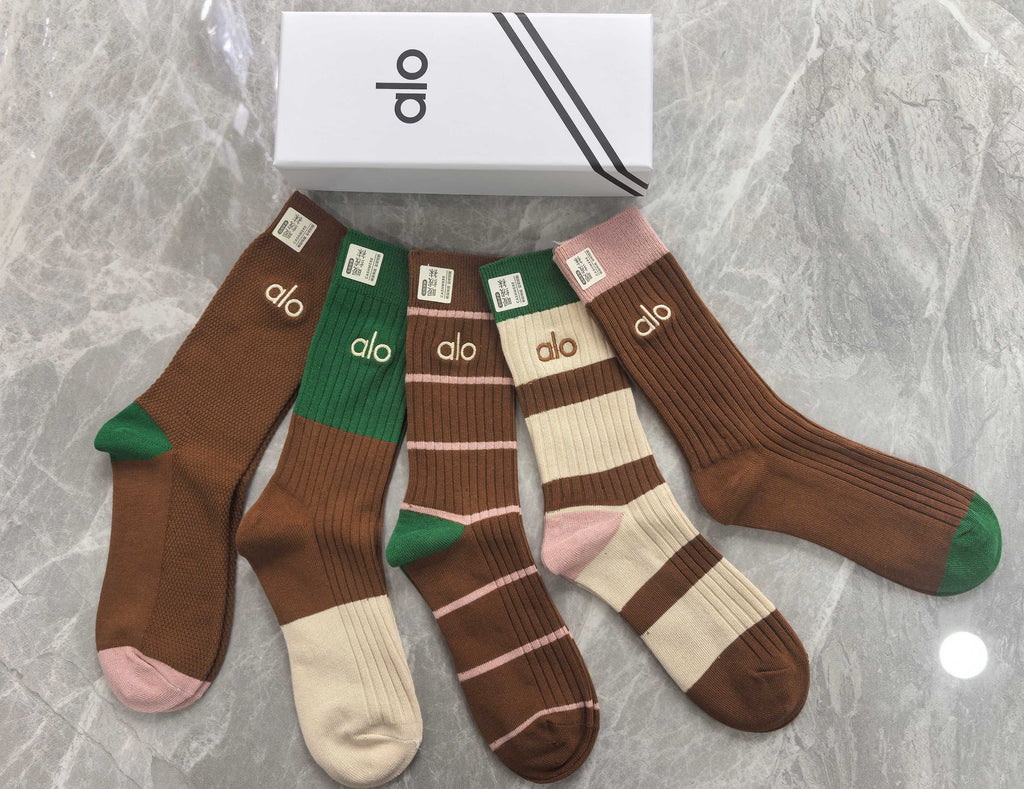 Alo Cotton Short Socks - 5-Pair Pack