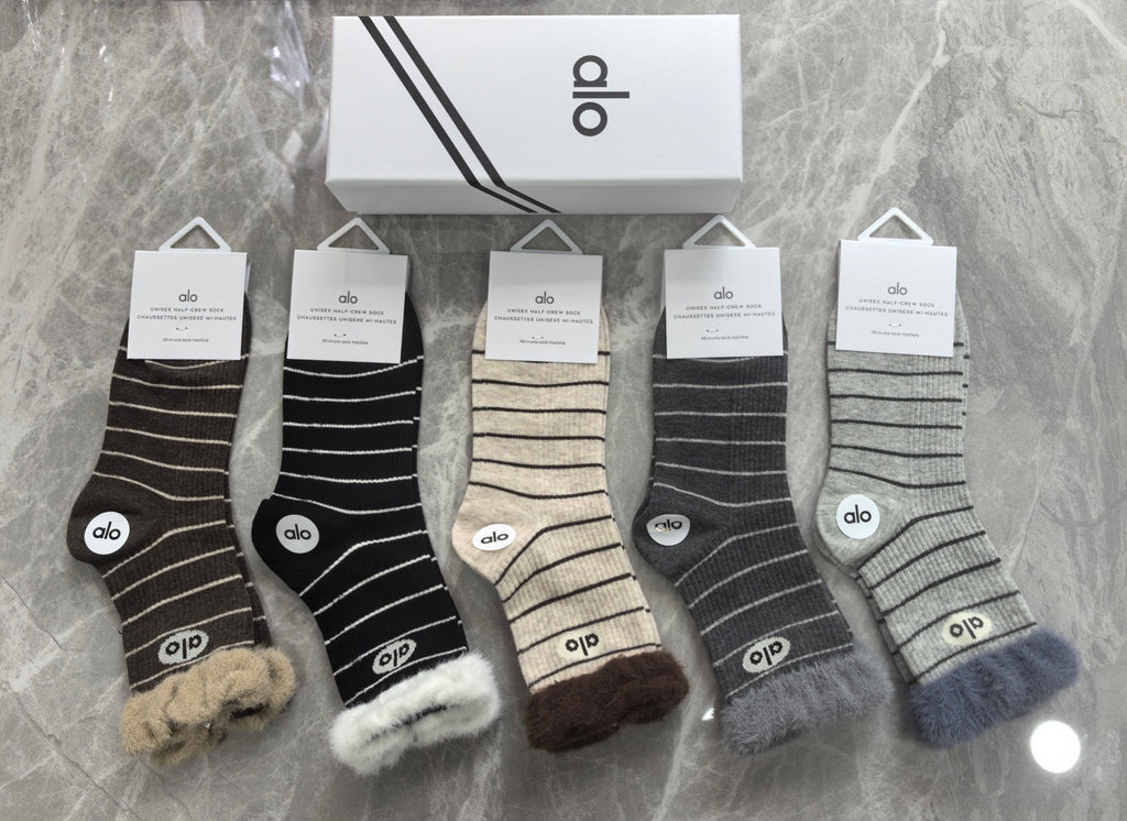 Alo Cotton Short Socks - 5-Pair Pack
