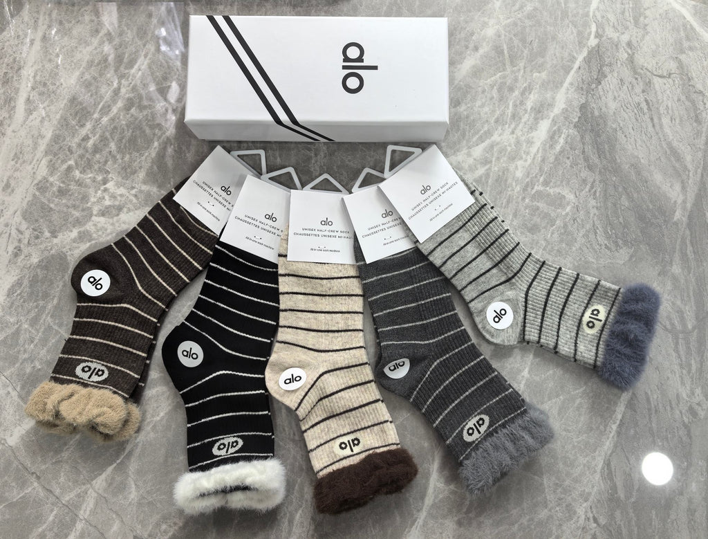 Alo Cotton Short Socks - 5-Pair Pack