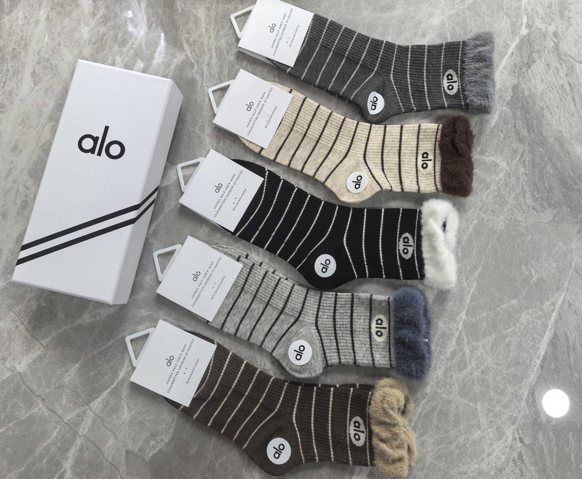 Alo Cotton Short Socks - 5-Pair Pack