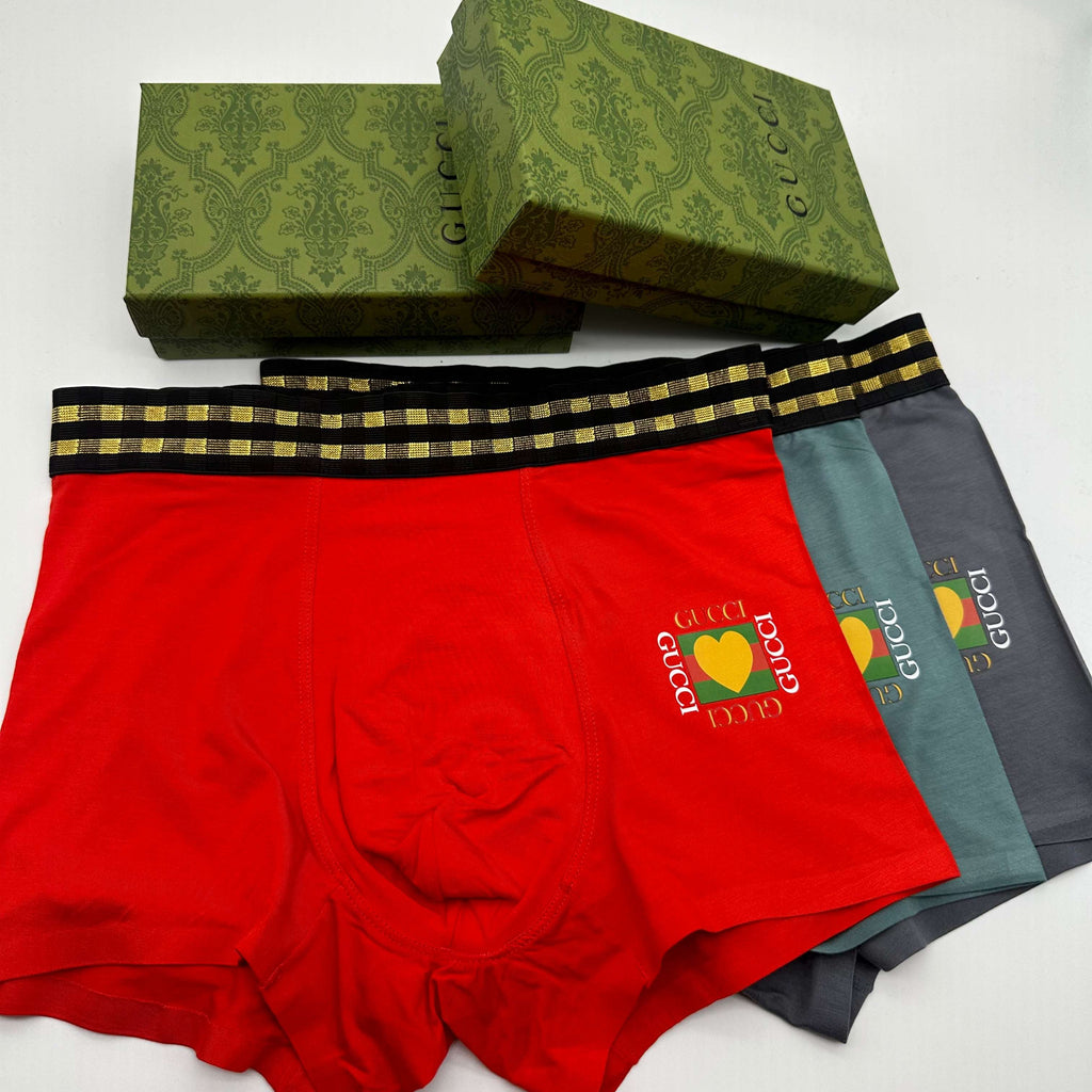 Gucci Modal Men's Boxer Briefs - 3-Piece Box