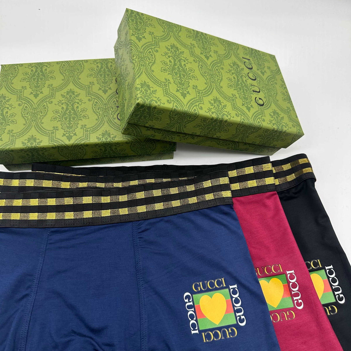 Gucci Men's Boxer Briefs - 3-Piece Box