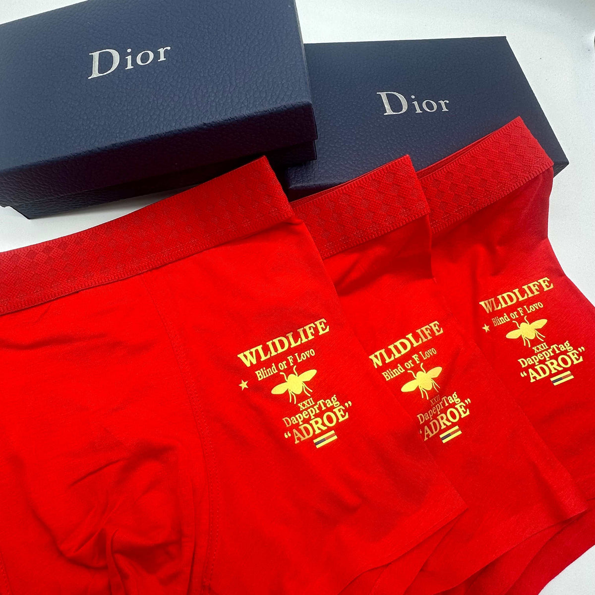 Dior Modal Men's Boxer Briefs - 3-Piece Box