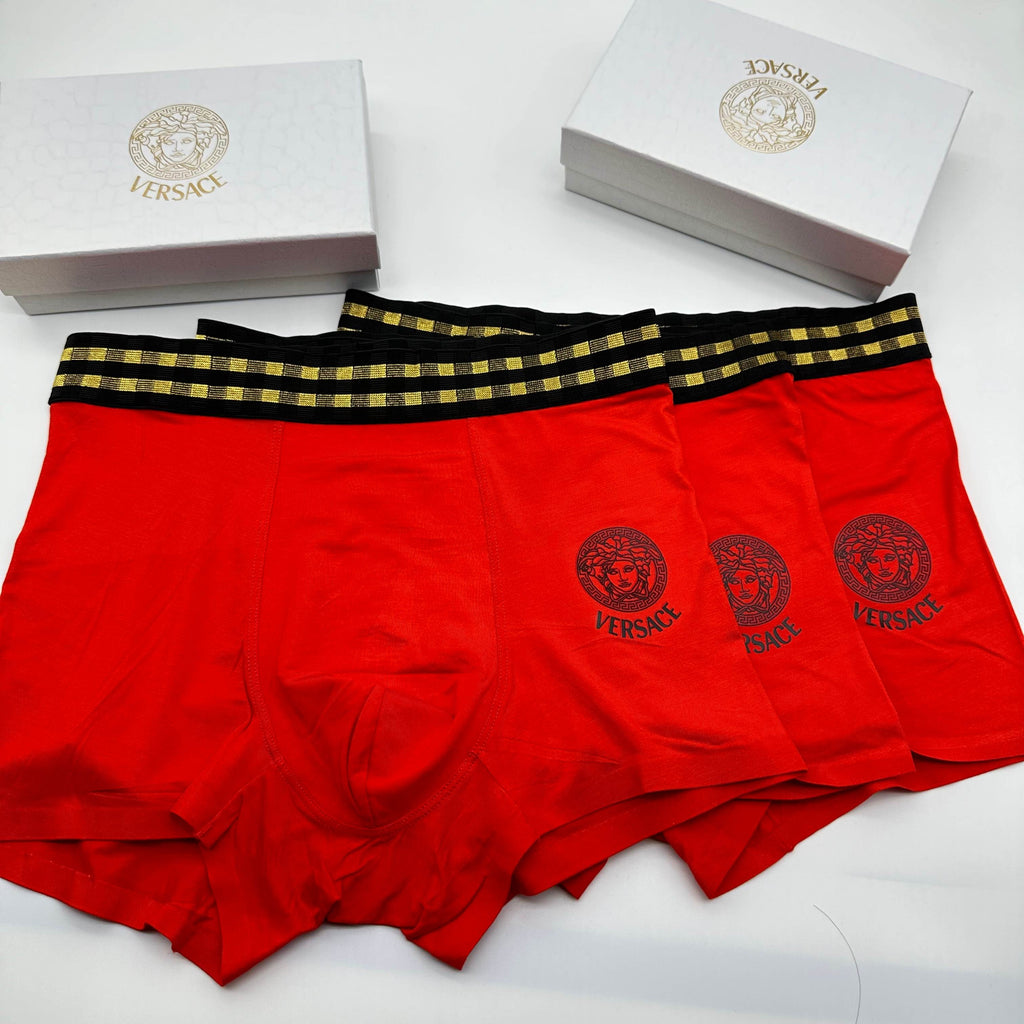 Versace Modal Men's Boxer Briefs - 3-Piece Box
