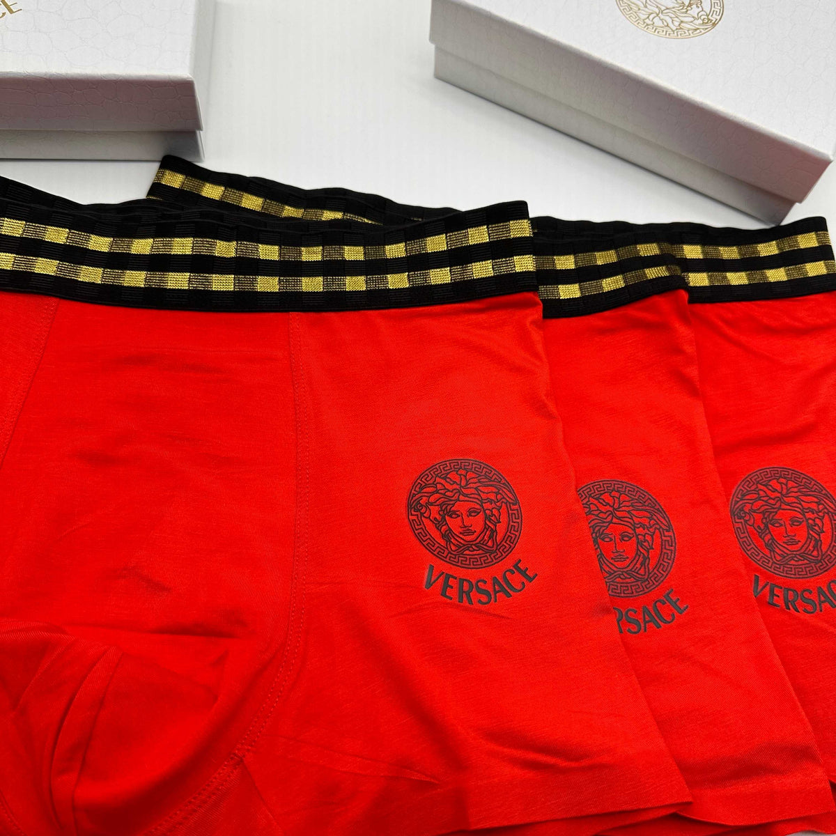 Versace Modal Men's Boxer Briefs - 3-Piece Box