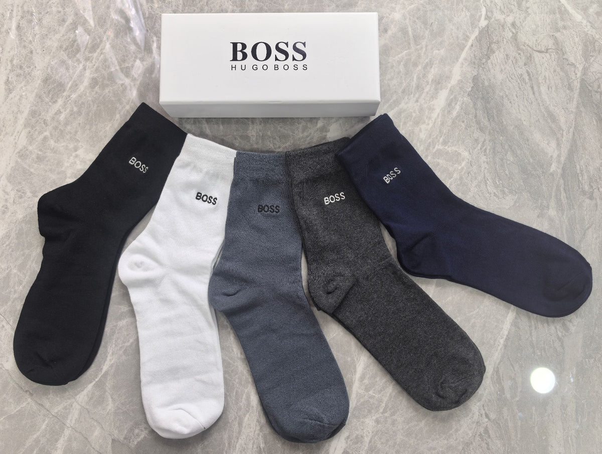 Cotton Short Socks - 5-Pair Pack