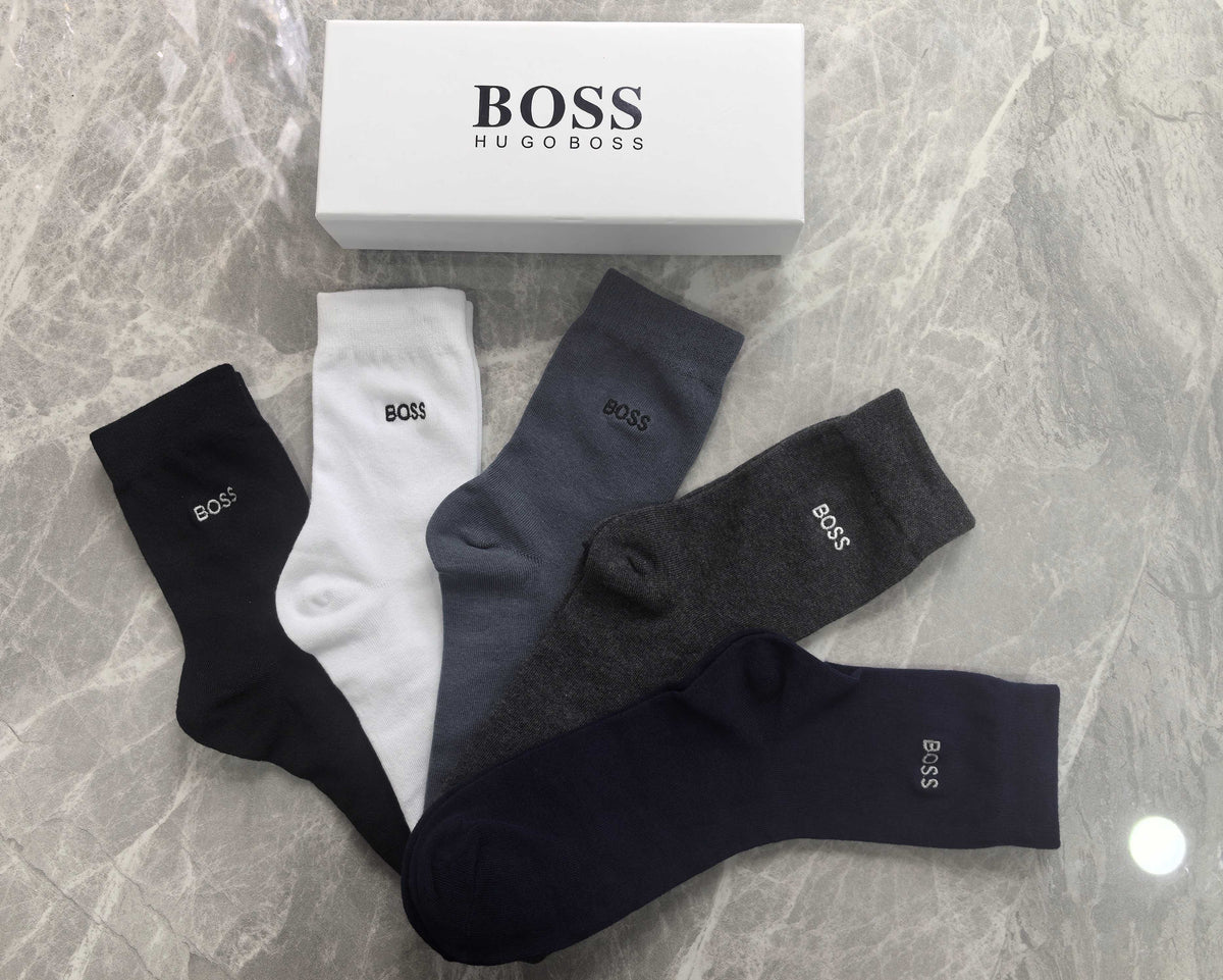 Cotton Short Socks - 5-Pair Pack