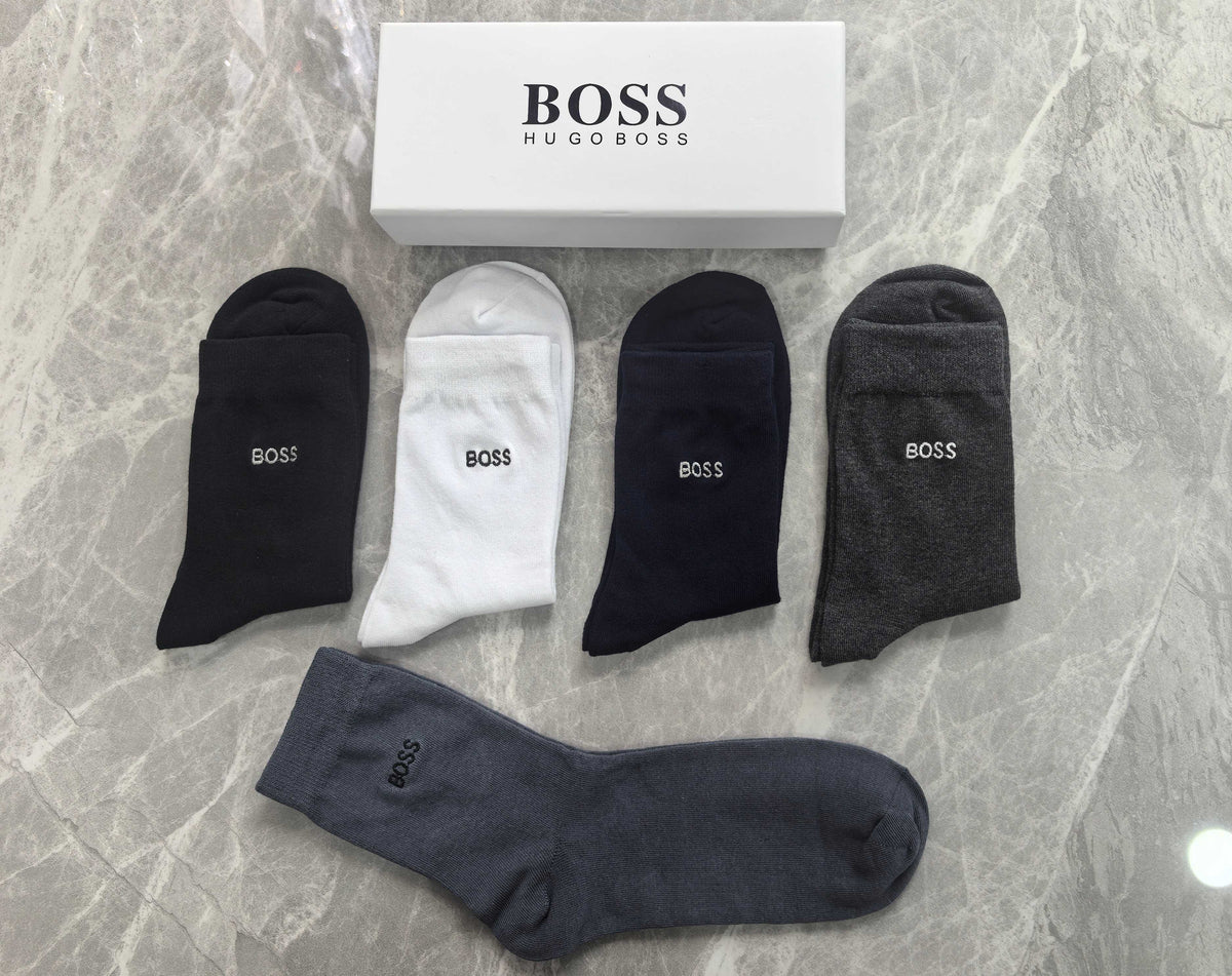 Cotton Short Socks - 5-Pair Pack