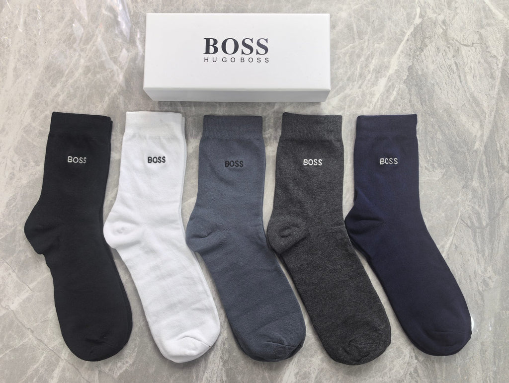 Cotton Short Socks - 5-Pair Pack