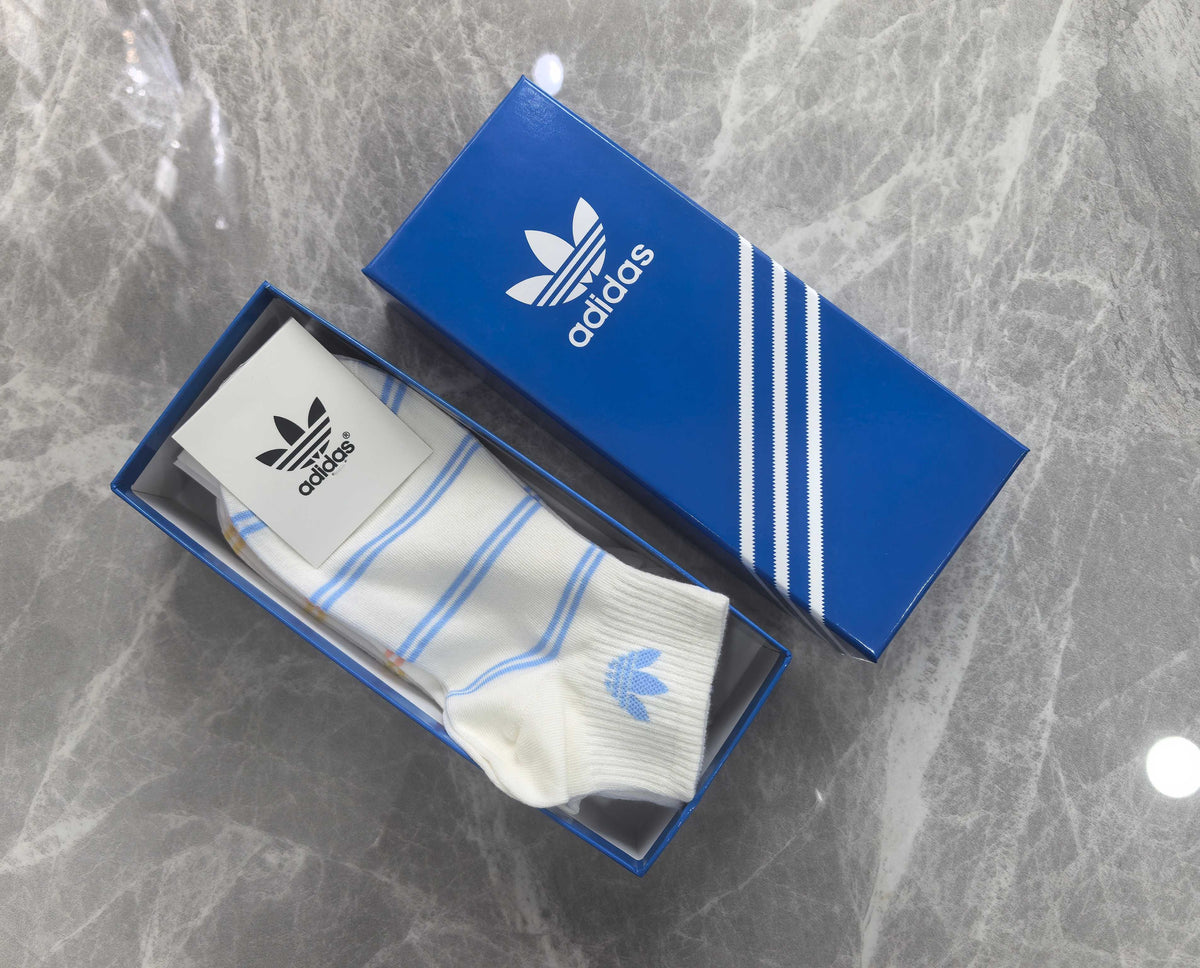 Adidas Cotton Short Socks - 5-Pair Pack
