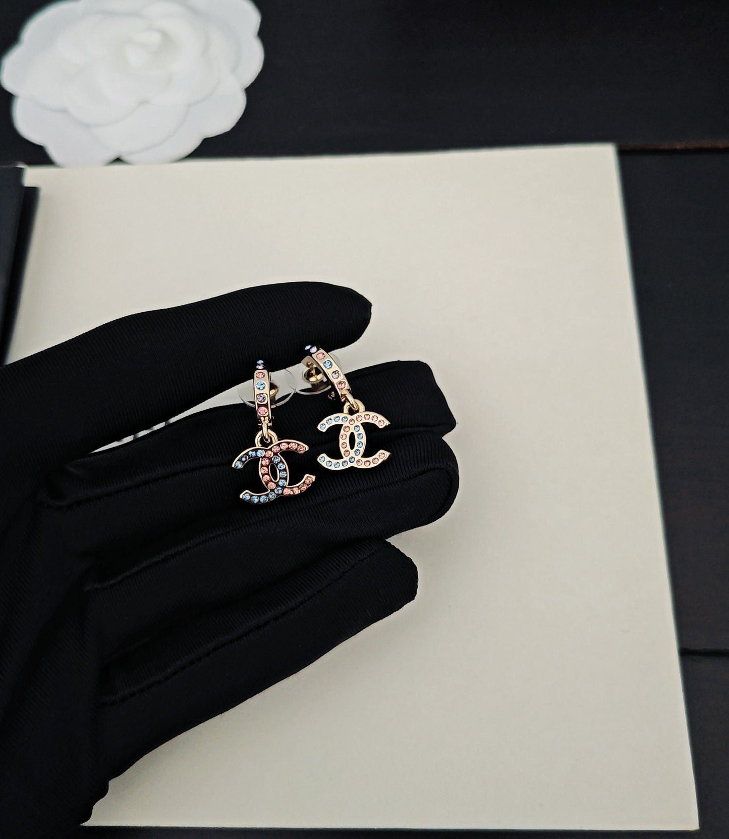 Signature Emblem Jewelry Accessory in Gold-Tone – Design 012 detail view