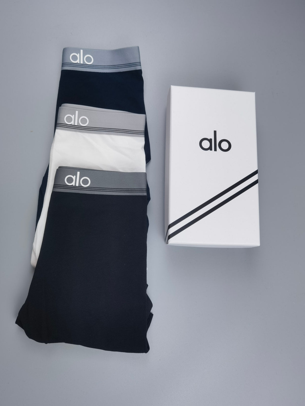 Alo Cotton Men's Boxer Briefs - 3-Piece Box