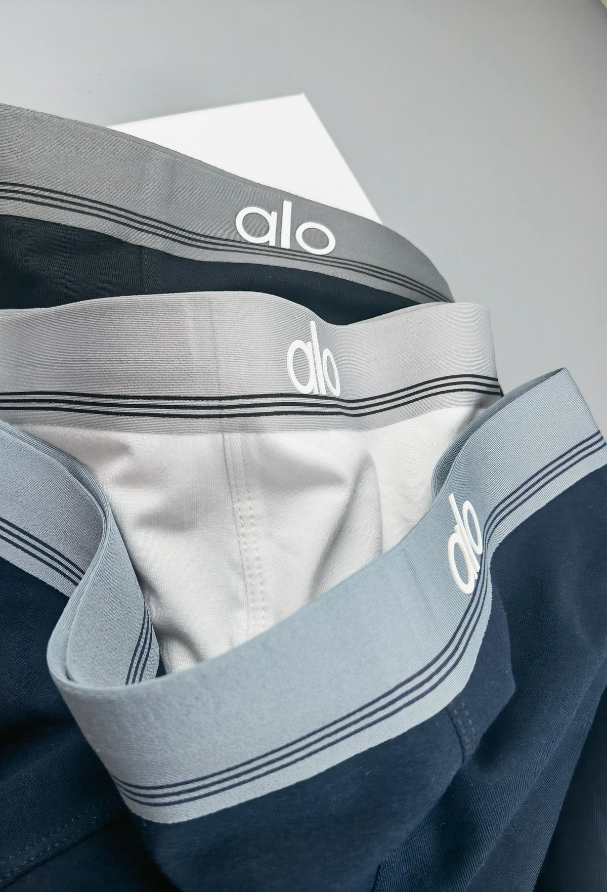 Alo Cotton Men's Boxer Briefs - 3-Piece Box