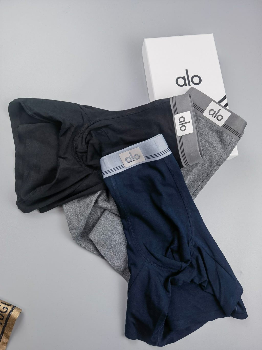 Alo Cotton Men's Boxer Briefs - 3-Piece Box