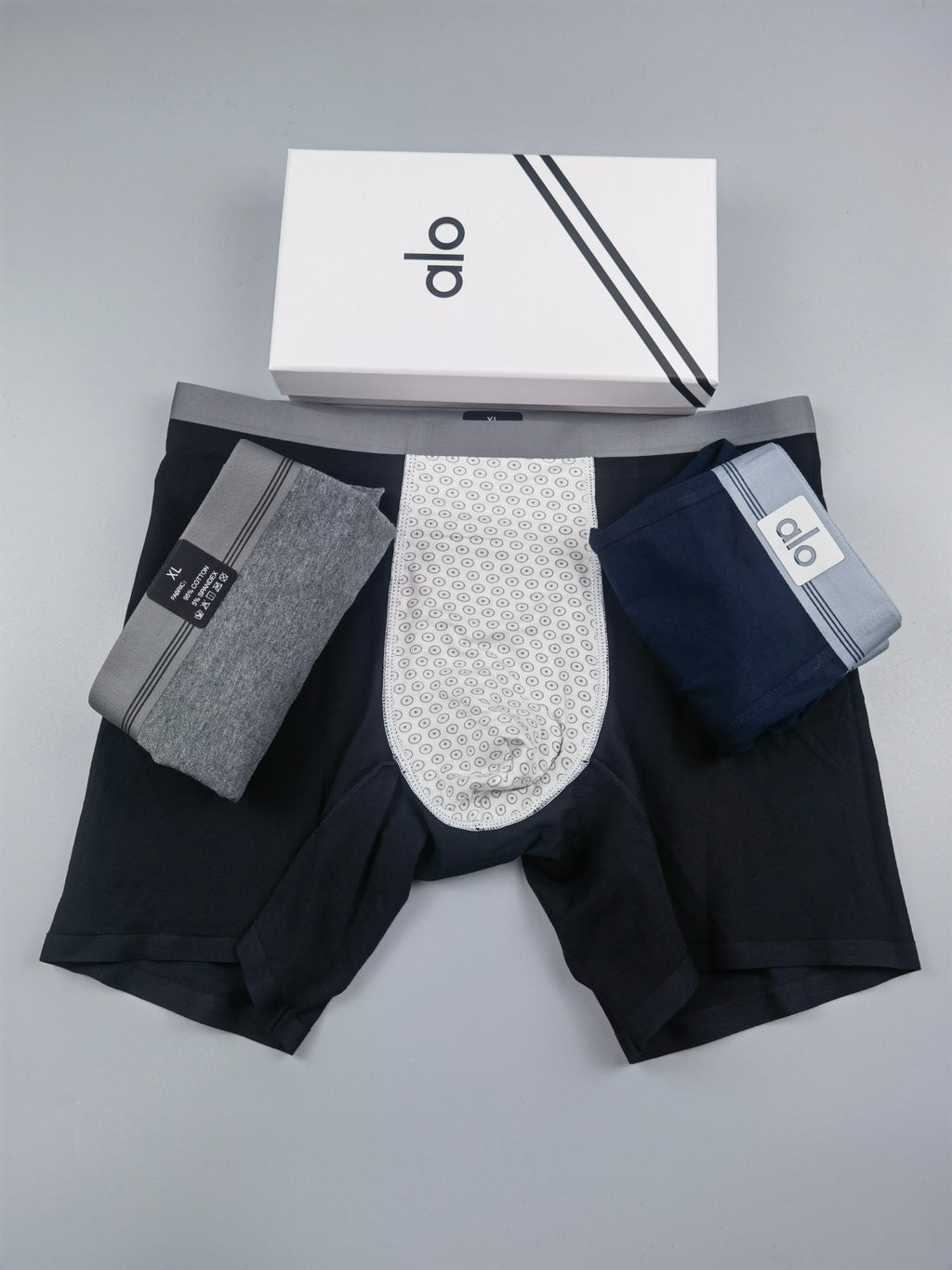 Alo Cotton Men's Boxer Briefs - 3-Piece Box