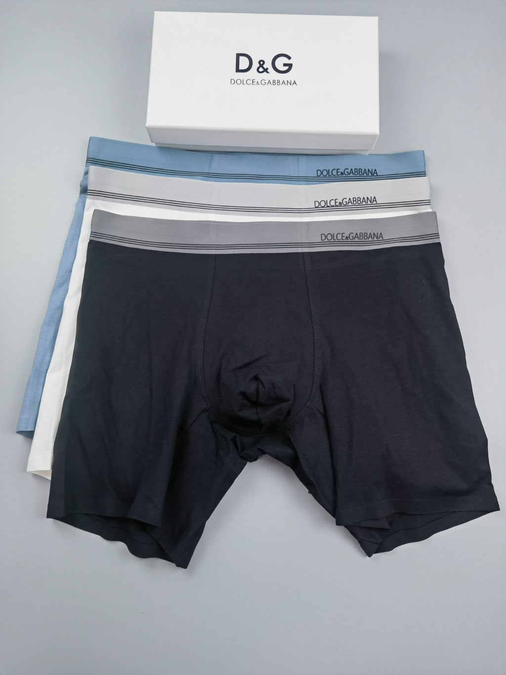Cotton Men's Boxer Briefs - 3-Piece Box