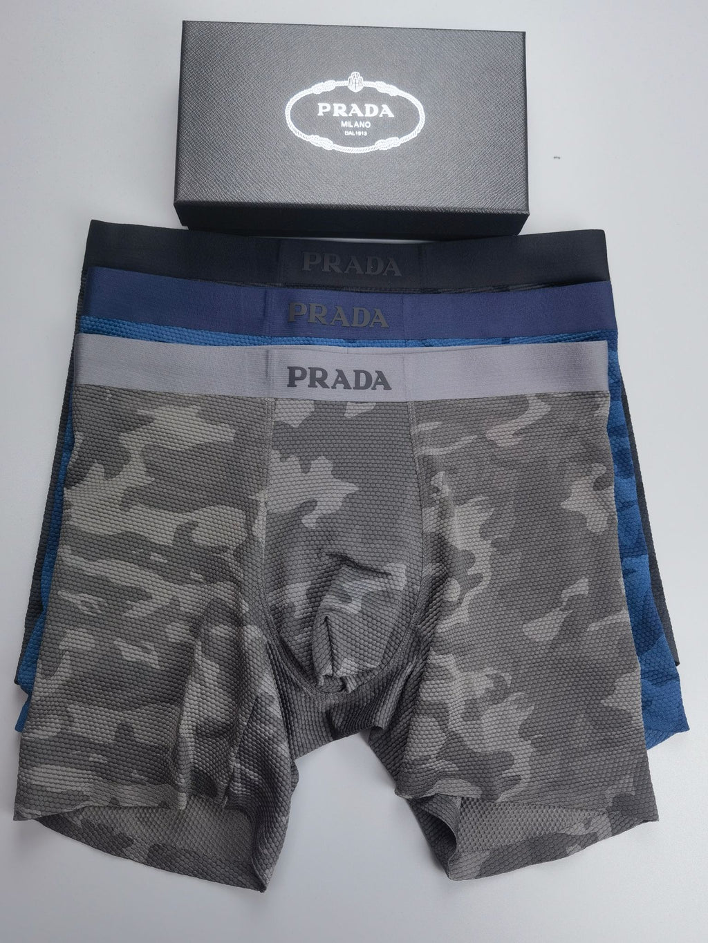 Prada Men's Boxer Briefs - 3-Piece Box