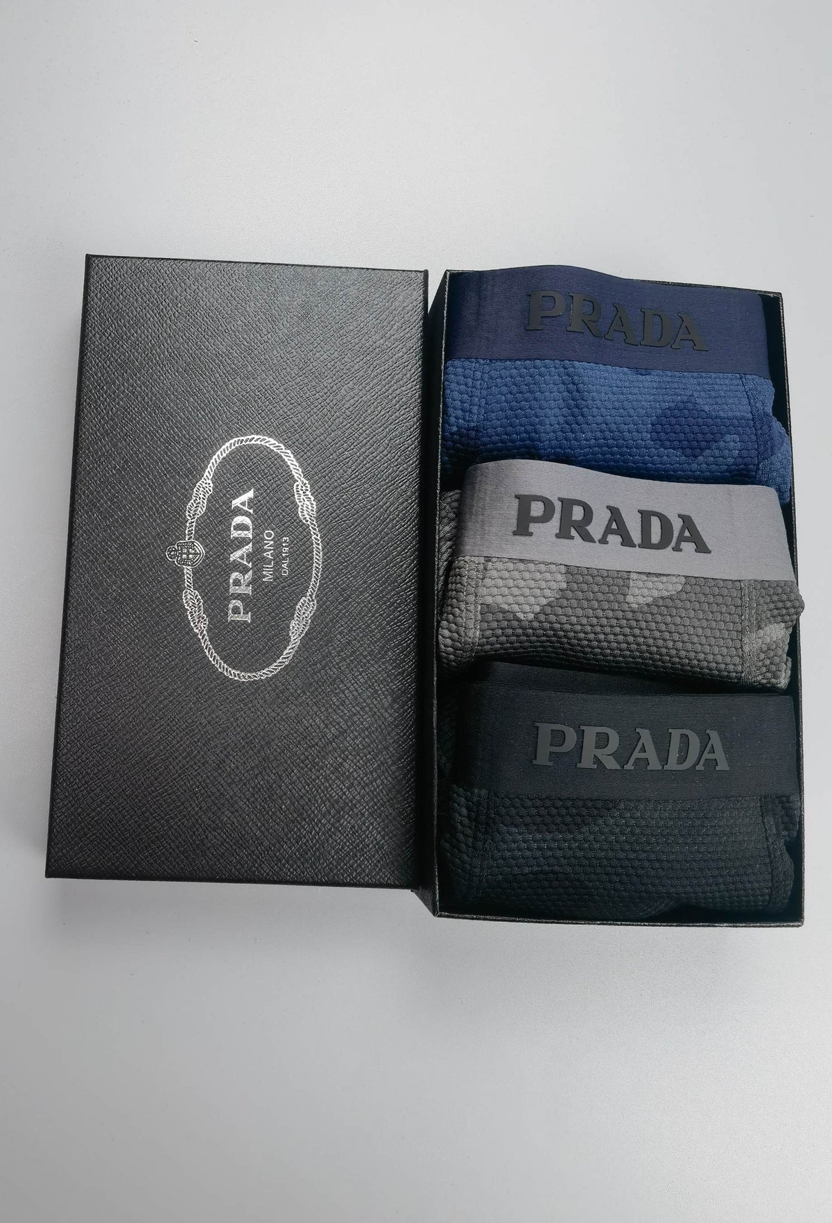 Prada Men's Boxer Briefs - 3-Piece Box