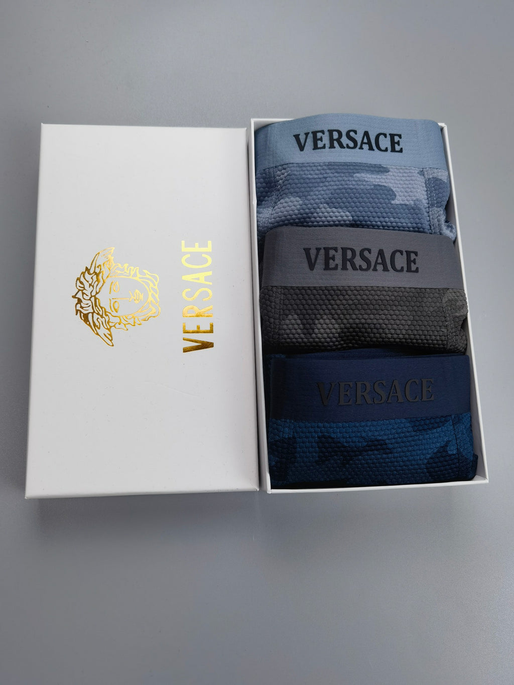 Versace Men's Boxer Briefs - 3-Piece Box