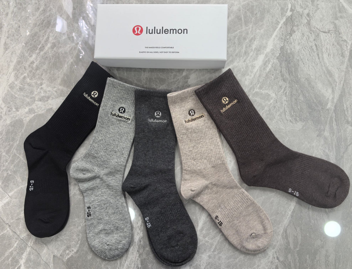 Cotton Crew Socks - 5-Pair Pack