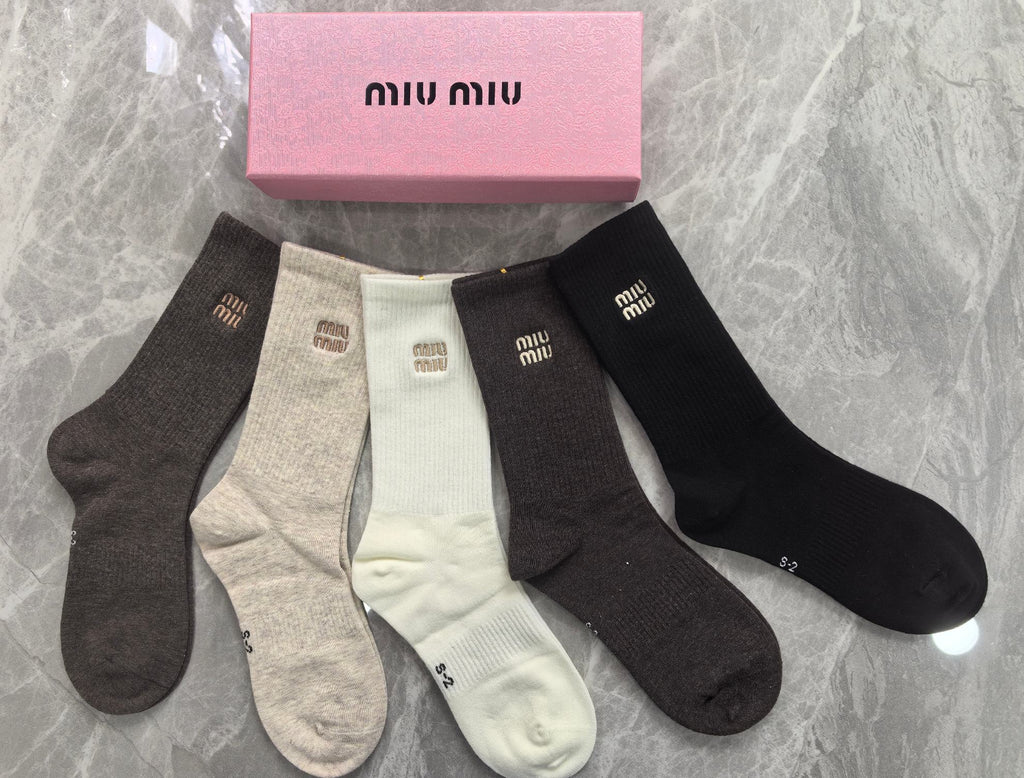 Cotton Crew Socks - 5-Pair Pack