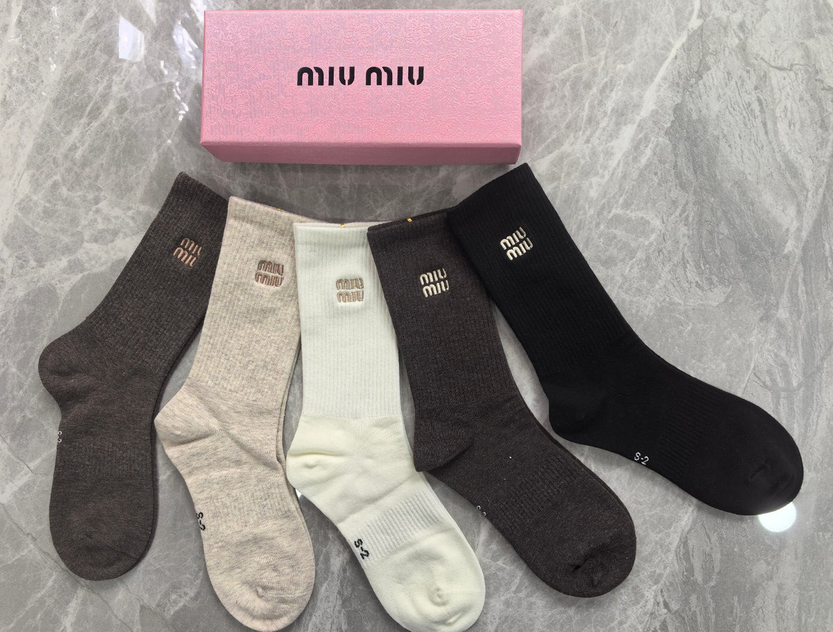 Cotton Crew Socks - 5-Pair Pack