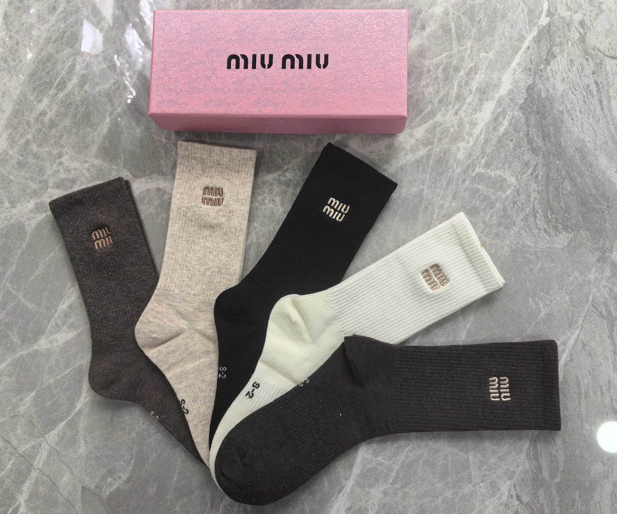 Cotton Crew Socks - 5-Pair Pack