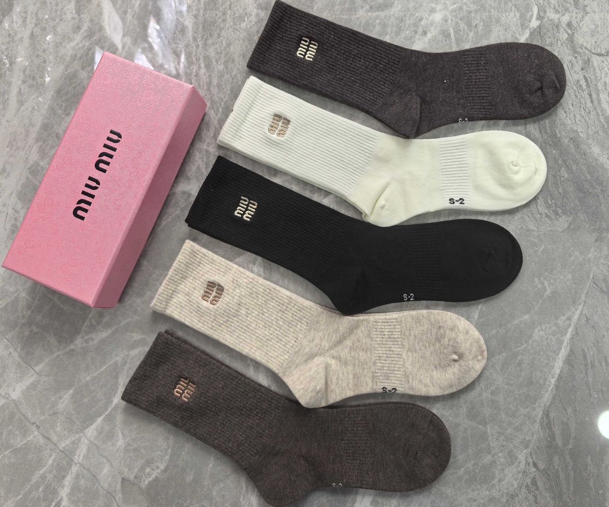 Cotton Crew Socks - 5-Pair Pack