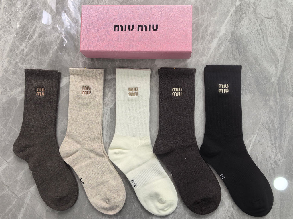 Cotton Crew Socks - 5-Pair Pack