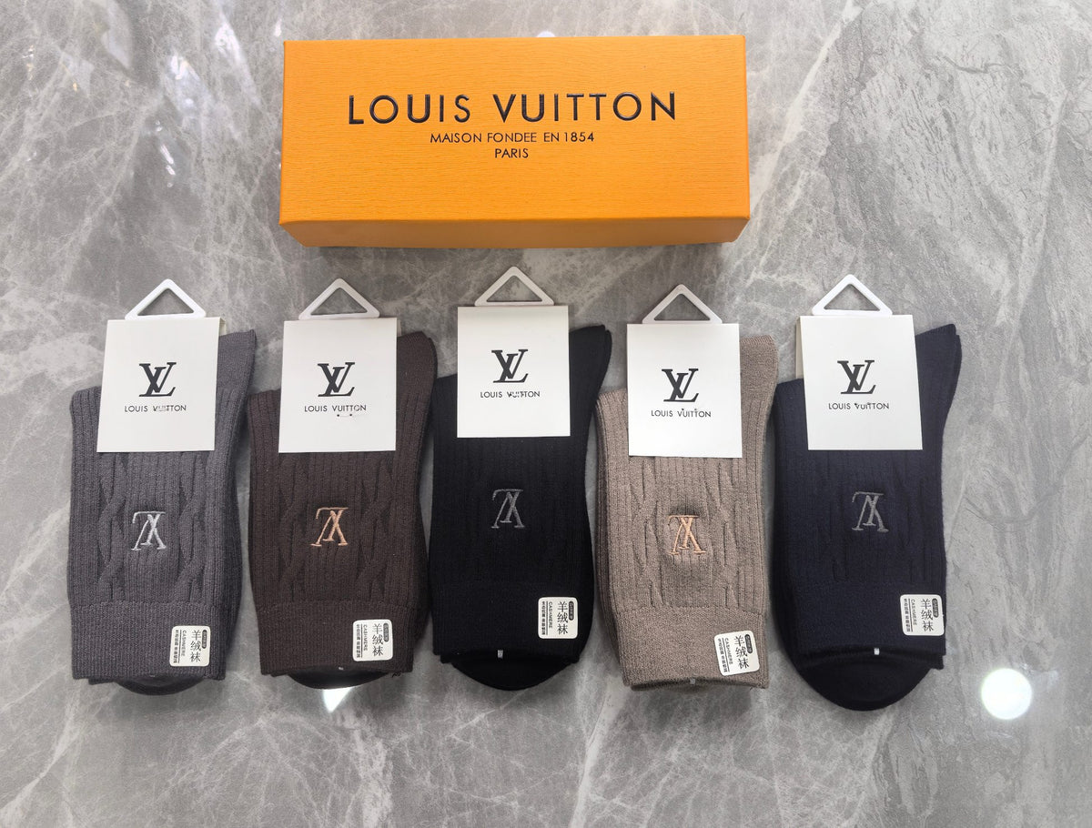 Louis Vuitton Crew Socks - 5-Pair Pack