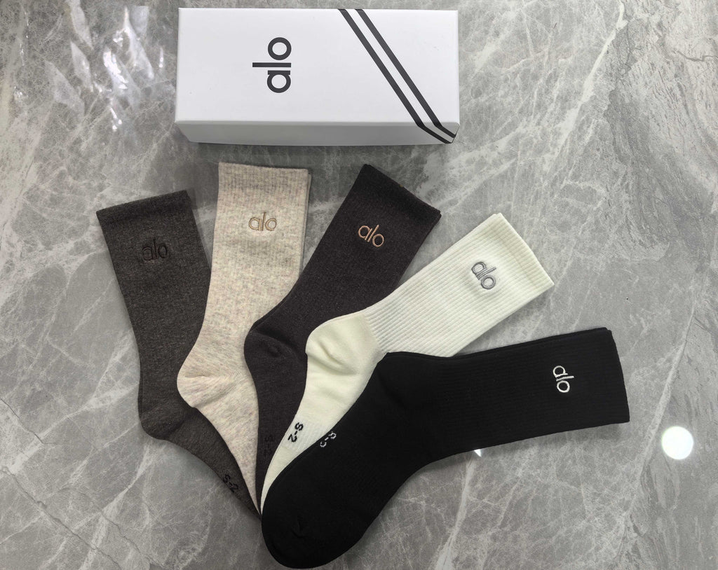 Alo Cotton Crew Socks