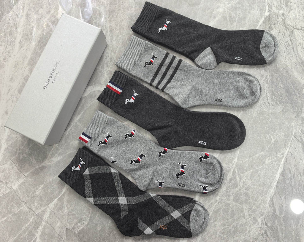 Cotton Crew Socks - 5-Pair Pack