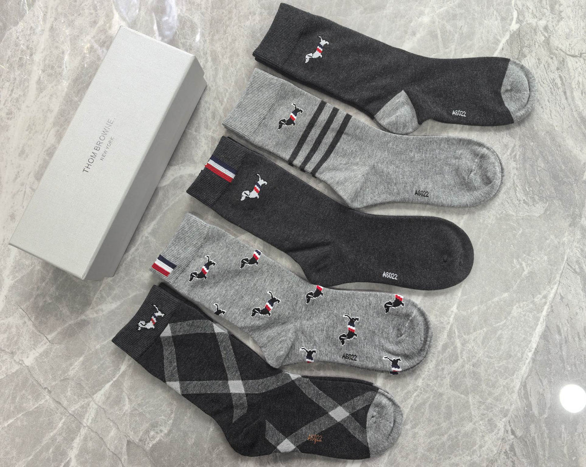 Cotton Crew Socks - 5-Pair Pack