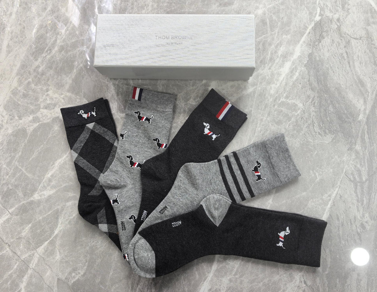 Cotton Crew Socks - 5-Pair Pack