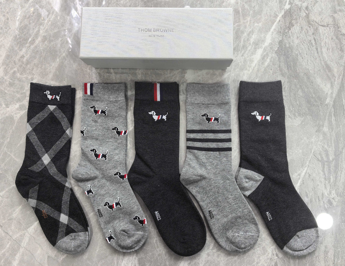Cotton Crew Socks - 5-Pair Pack