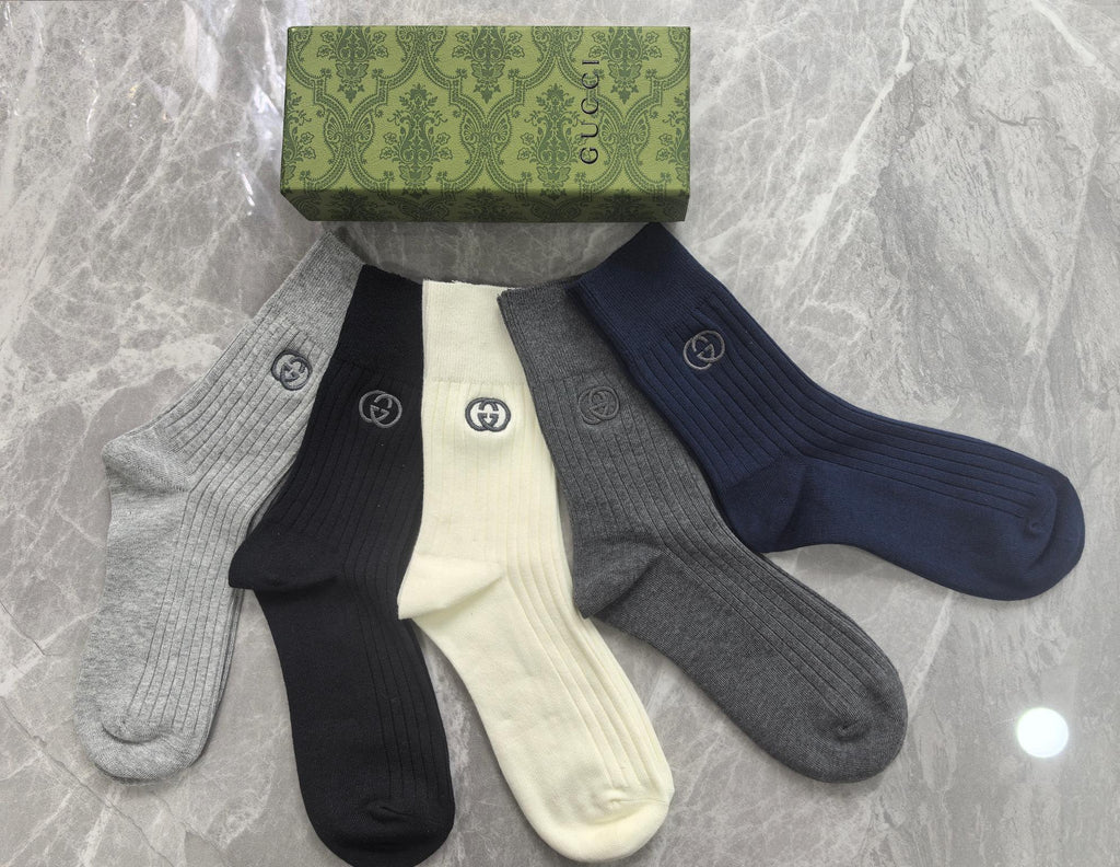 Gucci Cotton Short Socks - 5-Pair Pack