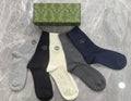 Gucci Cotton Crew Socks - 5-Pair Pack