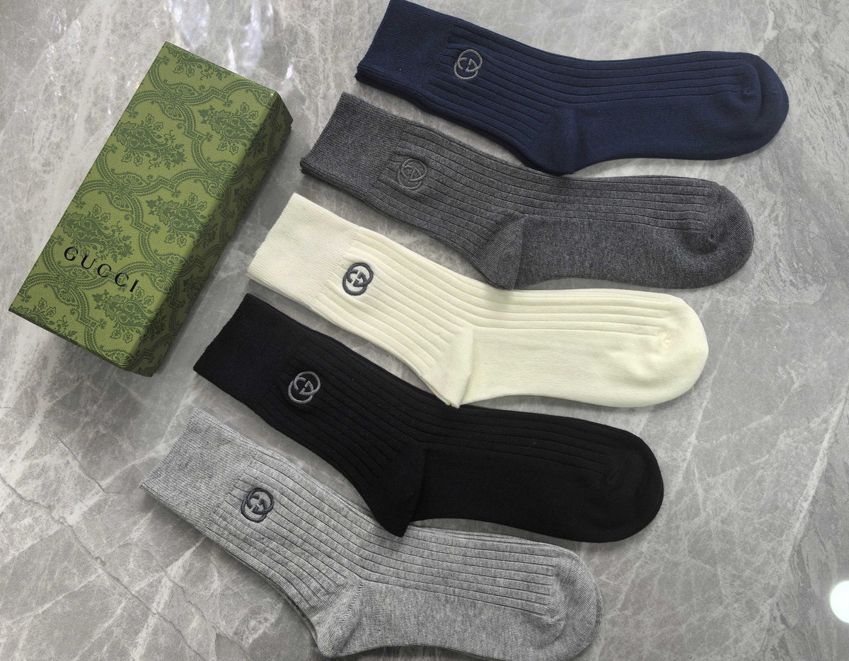 Gucci Cotton Short Socks - 5-Pair Pack