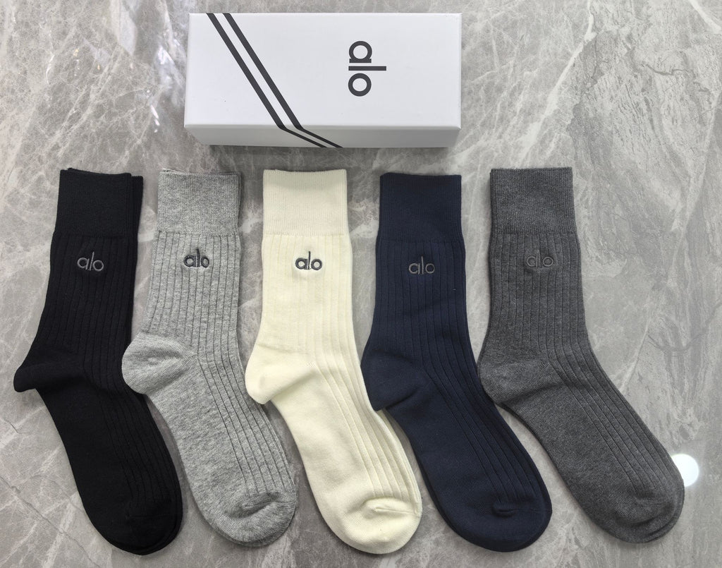 Alo Cotton Short Socks - 5-Pair Pack