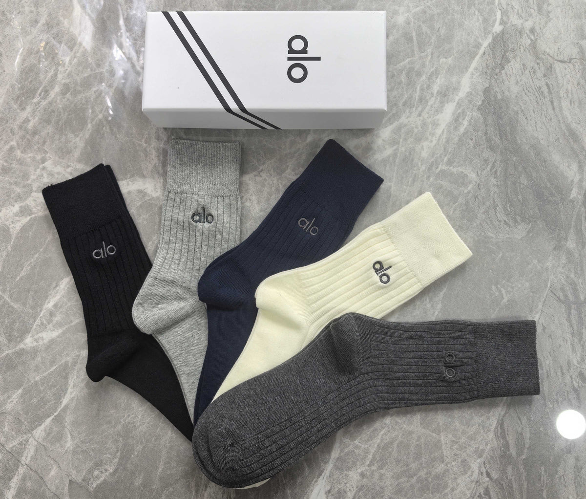 Alo Cotton Short Socks - 5-Pair Pack