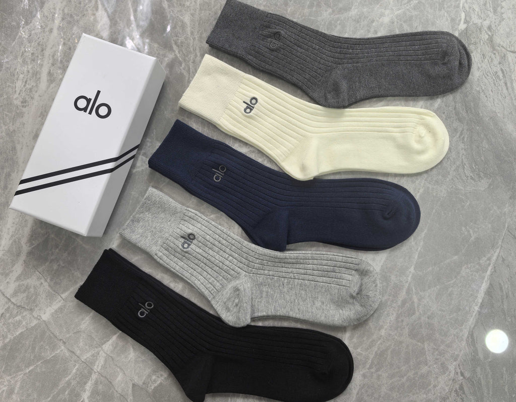 Alo Cotton Short Socks - 5-Pair Pack