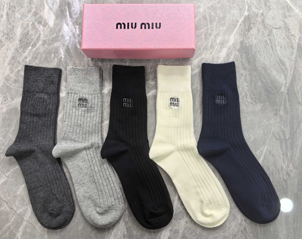Cotton Crew Socks - 5-Pair Pack
