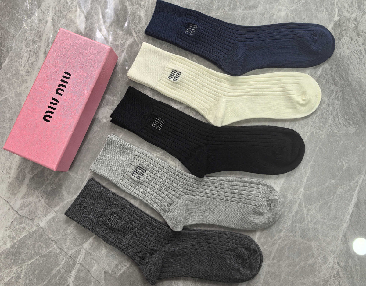 Cotton Short Socks - 5-Pair Pack