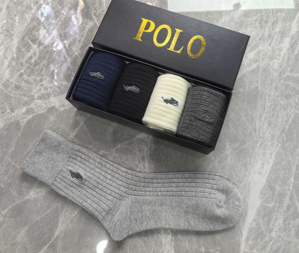 Cotton Crew Socks - 5-Pair Pack